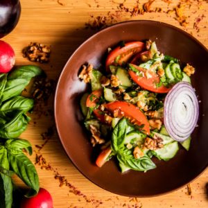 Салат овощной по-грузински